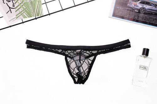 Herren durchsichtiges Netz niedriger Bikini-Tanga Bademode G-String Slips Tanga Unterwäsche - Bild 9 von 9