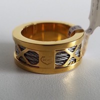 Charriol Forever Steel Yellow Pvd Ring Yellow Gold Color Size 8 1/4 $230 Charriol Forever Steel Yellow Pvd Ring Yellow Gold Color Size 8 1/4 $230