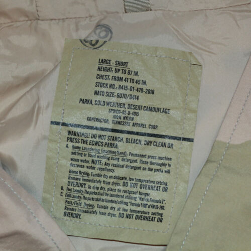 Parka Goretex Impermeable de 3 Capas Ventilación en pozos Camuflaje Gran Tamaño Lg-CORTA - Imagen 5 de 7
