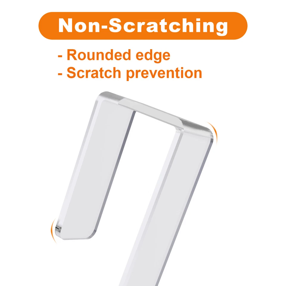 12-дюймовая прозрачная вешалка для венков не царапается над дверью крюк для дома внутри снаружи  - Изображение 3 из 4