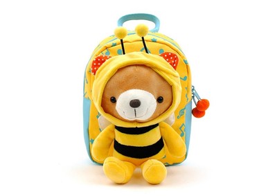 PORORO Face Safety Harness Backpack Toy Character Kids Backpack Bag PR089
