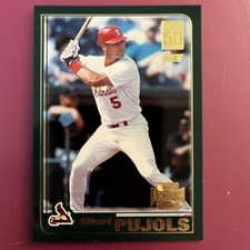 2001 Topps Traded & Rookies - Gold #T247 Albert Pujols /2001 (RC)