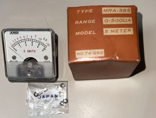 Medidor de sonido de panel AMD S MRA-38S 0-500UA 74-050 - Imagen 1 de 2