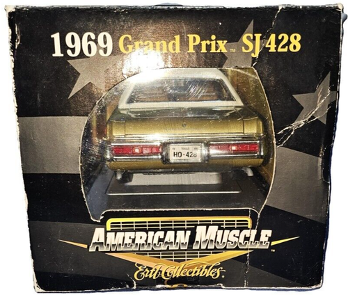 UNOPENED Rare 1/18 Ertl American Muscle 1969 PONTIAC GRAND PRIX SJ 428 - Picture 3 of 6