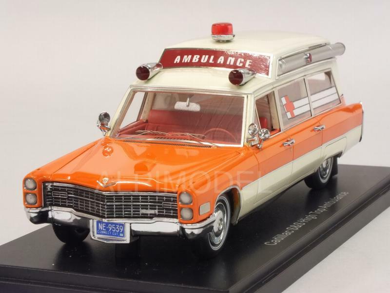 Cadillac S&S Ambulance 1966 bianca arancia 1 43 NEO 49539 Sconto del 40% Cadillac Cadillac Cadillac S&S Ambulance 1966 bianca arancia 1 43 NEO 49539 autentico