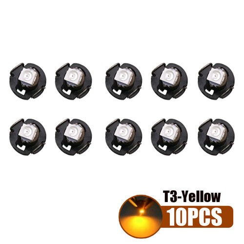 10Pcs/Set T3 Neo Wedge LED Car Accessory Dashboard Instrument Light Bulb Lights - Picture 16 of 17