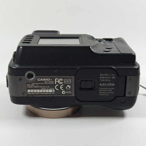 Casio QV 4000 4.1MP Digital Camera 3x Canon Lens Black Compact Retro 2001 + Case - Picture 12 of 17