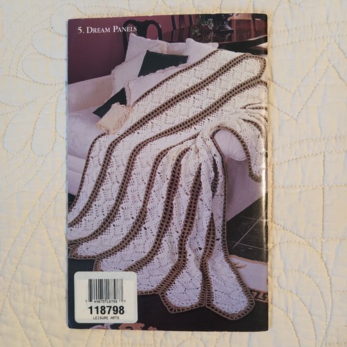1998 Vtg Red Heart Soft Sensations Afghan Pattern Book 1435 Knitting & Crochet - Picture 12 of 24