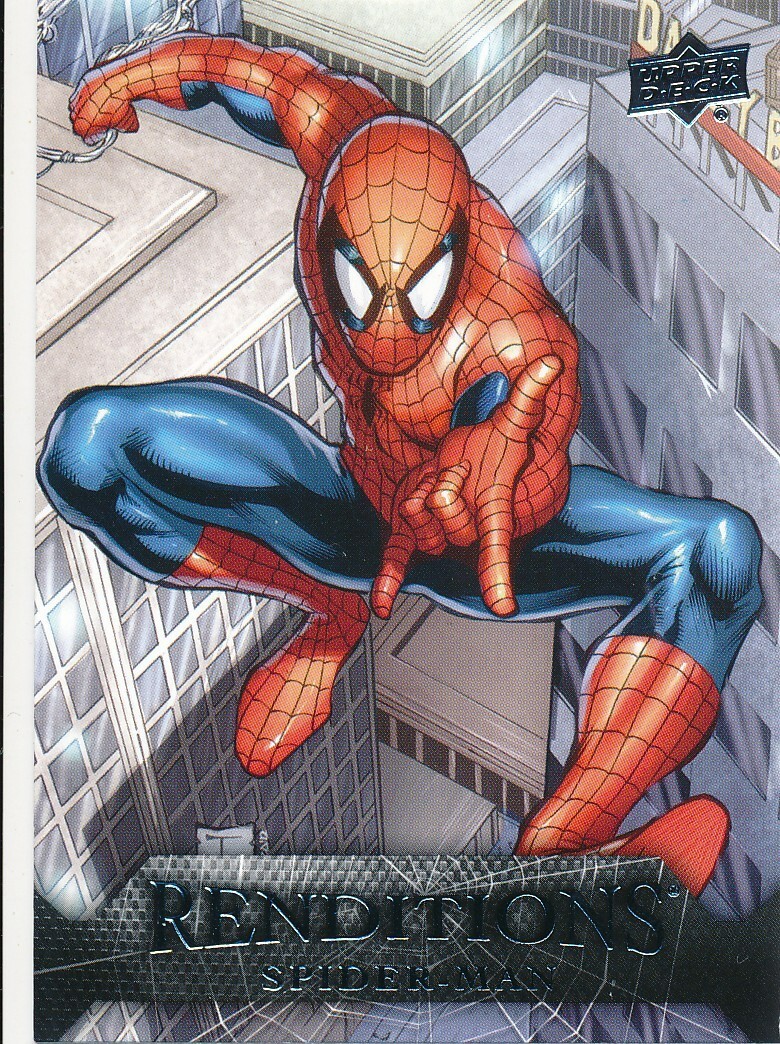 #1 SPIDER-MAN 2024 Upper Deck Marvel Renditions Spider-Man