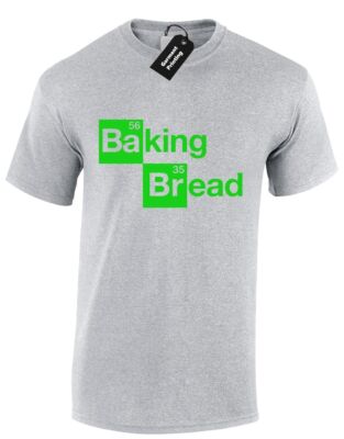 BAKING BREAD HERREN T-SHIRT BREAKING BAD HEISENBERG JESSE PINKMAN LOS POLLOS NEU