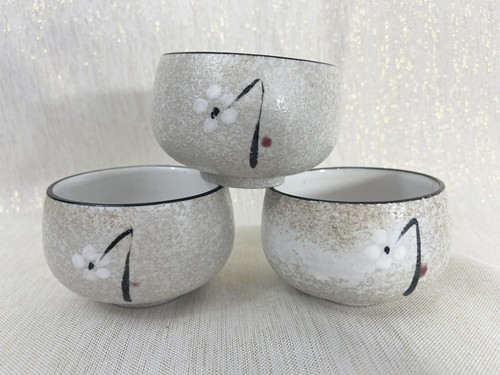 Vintage 3er Set Orientalische Sakebecher oder Dipschalen gemarkt MCI Japan Original - Bild 2 von 8