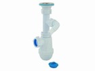 Plumbob 40mm Telescopic Kitchen Bottle Trap with Waste Washing Machine 932988 