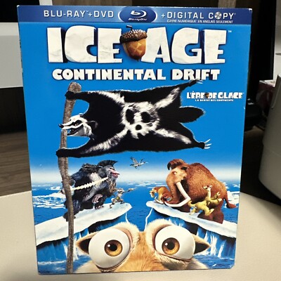 Ice Age: Continental Drift (Blu-ray Disc + DVD, 2012)
