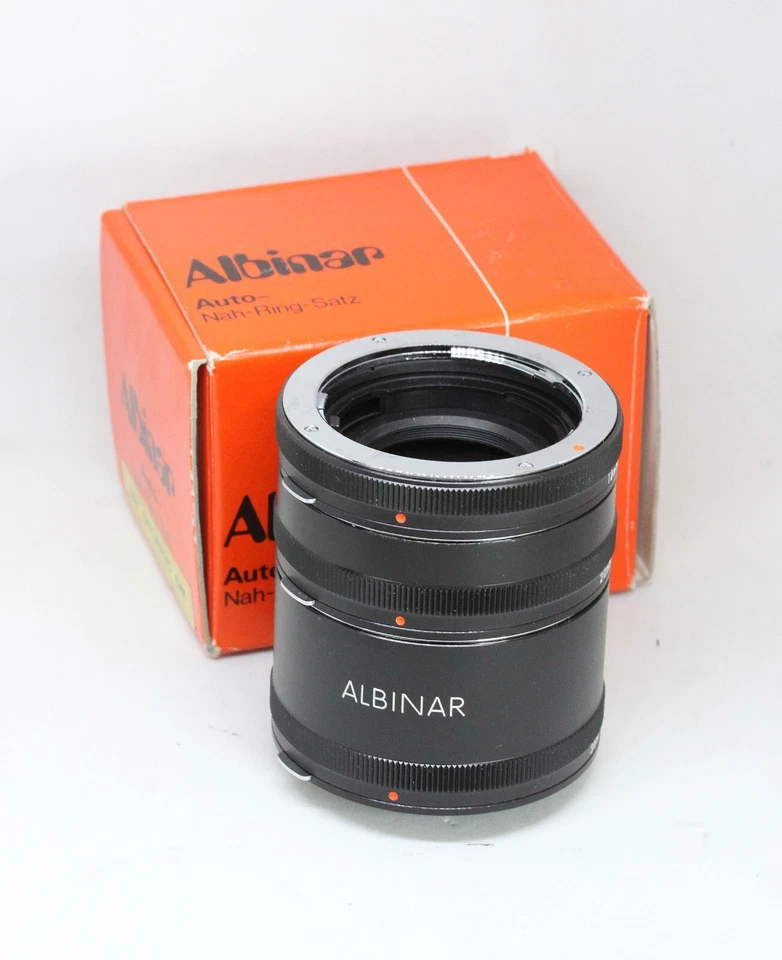 Albinar OM  Zwischenringe 12mm,21mm, 32mm für Olympus OM Bajonett Analog - Image 3 of 4