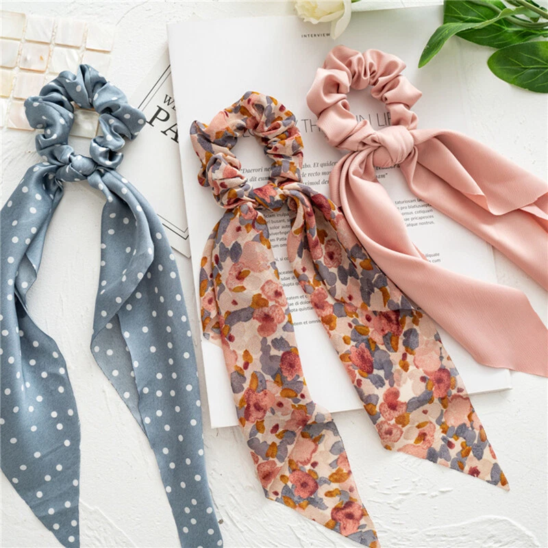 Silk Ribbon Long Silk Hair Ribbon Hair Accessory Silk Hair Bow Handmade Hair  Ribbon Silk Satin Ribbon Silk Band Pony Scarf Tie Neck Scarf 