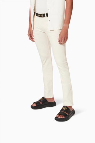 NIB BALLY JYM MAROON CROC PRINT LEATHER B CHAIN GOLD LOGO SANDALS SLIDES 12 D - Picture 5 of 16