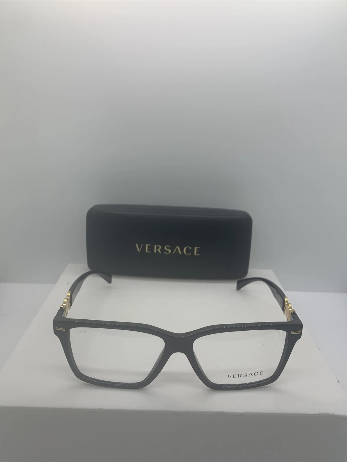 NEW Versace MOD. 3335 Black 56/14/140 Eyeglasses Frames :A109