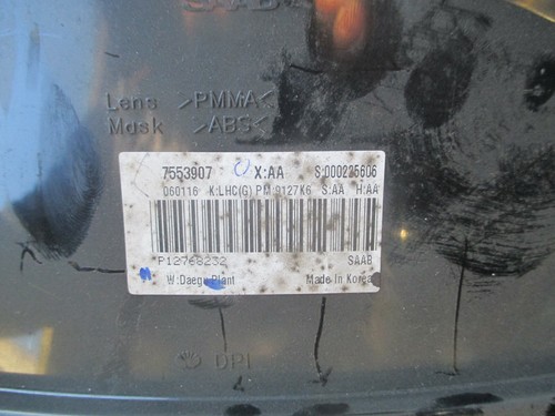 SAAB 9 3 9-3 2006 1.9 DIESEL SPEEDOMETER INSTRUMENT CLUSTER 12768232 - Picture 5 of 5
