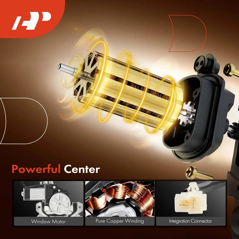 Regulador de ventana eléctrica trasero izquierdo con motor para Toyota Land Cruiser Lexus LX450 Foto 3 de 4