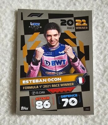 Topps Formula 1 Turbo Attax 2022 F1 Race Winners Foil Trading Card 293 