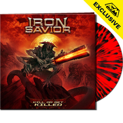 IRON SAVIOR Kill Or Get Killed Splatter Vinyl-LP NEU (OVP)! Limitiert auf 100!