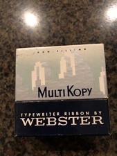 Vintage Typewriter Ribbon By Webster Black Multi Kopy thumbnail