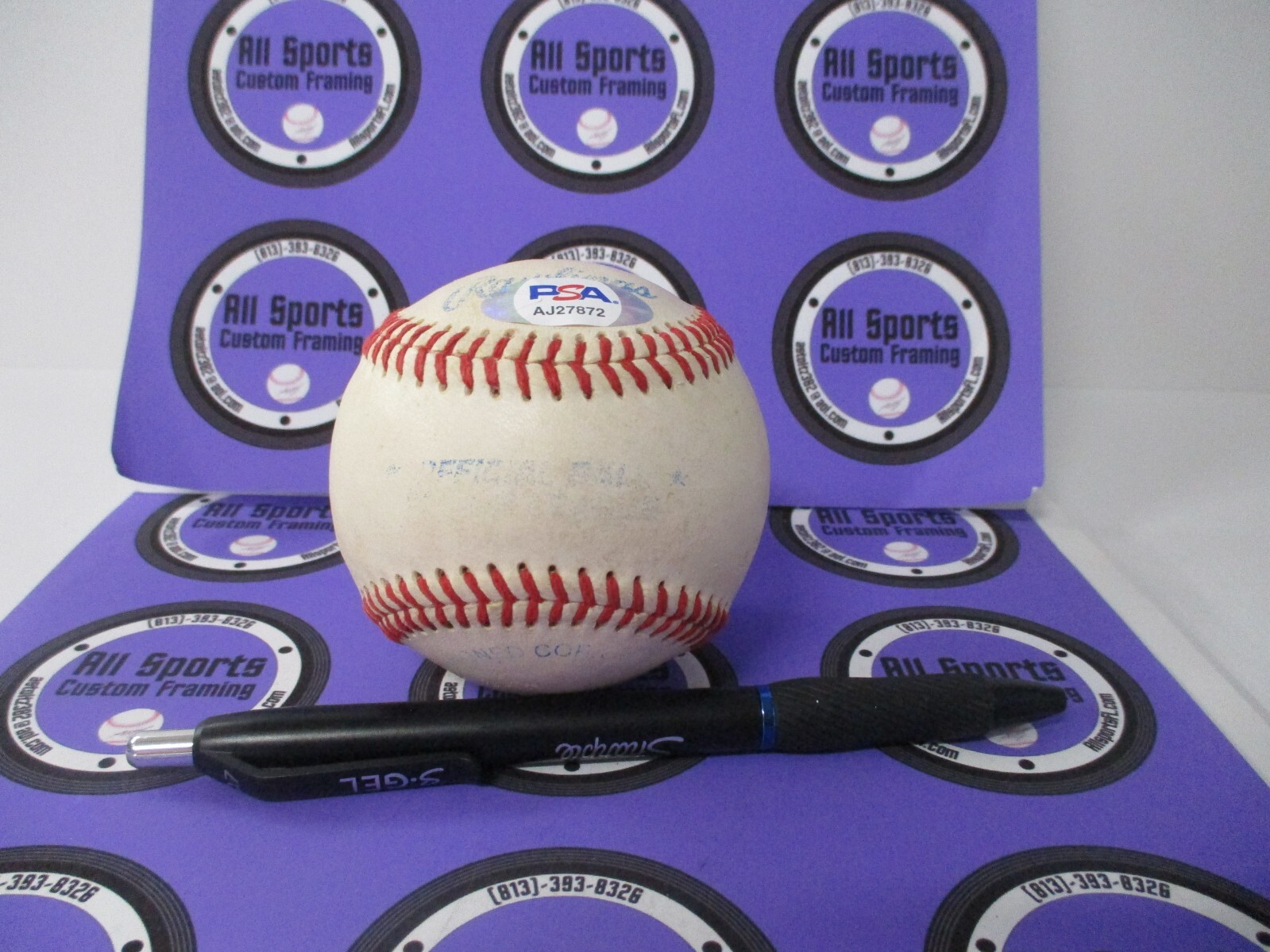 Reggie Smith LA Dodgers MLB Autographed Signed Baseball PSA COA #AJ27872 - Picture 6 of 11