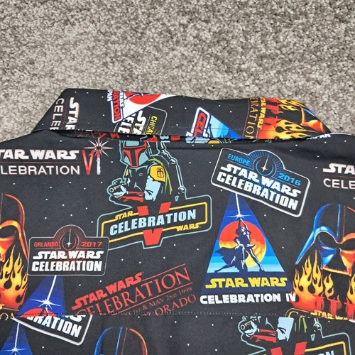 Camisa abotonada Djelliot Limited para hombre Convención Star Wars Celebración 4X-grande - Imagen 8 de 10