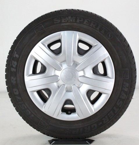 Skoda Citigo Winterräder Semperit Felgen 15 Zoll Stahlfelgen KBA 43736 - Bild 2 von 5