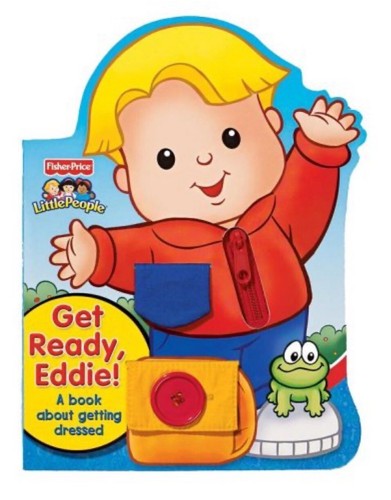 Get Ready  Eddie  A Book About Getting Dressed  Fisher Price Little People - Picture 1 of 2