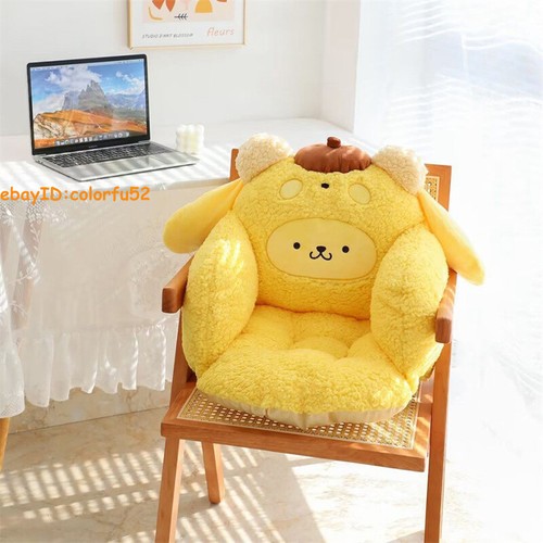Anime Cinnamoroll Pom Pom Purin Office Soft Plush Seat Pad Cartoon Chair Cushion - Picture 3 of 13