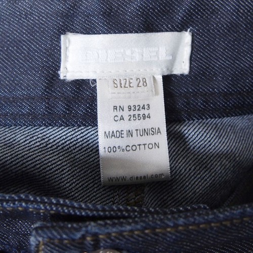 Diesel Denim Mini Skirt A line Blue Jeans Cotton Blend Size 28 - Picture 5 of 6