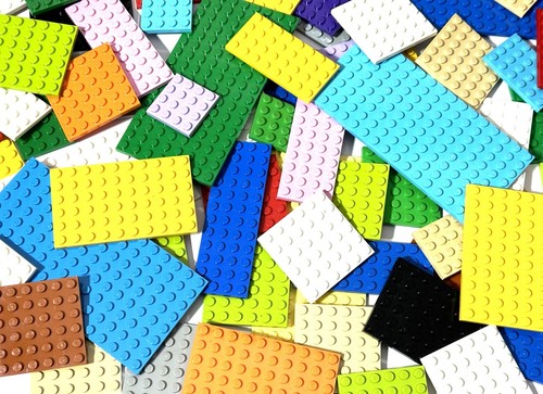 Lot Of 20 Random Color And Size Lego Baseplates 4X4 4X10 6X6 6X10 6X12 8X8 8X16 - Picture 3 of 12