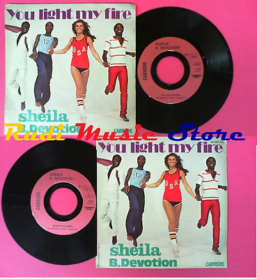 LP 45 7'' SHEILA B. DEVOTION You light my fire Gimme your loving no cd mc dvd