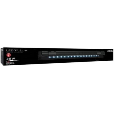 AQUAEL LEDDY SLIM LED LIGHT 40-48 inch BLACK MARINE 10,00K 36W AQUARIUM 115222