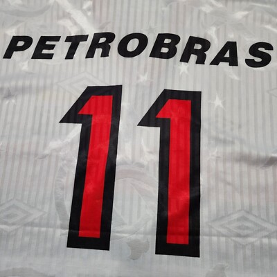 1997 Umbro Flamengo Away Soccer Jersey Romario Men XL Brazil World