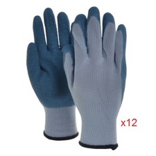 12 Pr Wells Lamont Y9240XL-VP FlexTech Poly Cotton Knit Work Gloves Latex Palm 