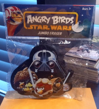Angry Birds Star Wars Jumbo Eraser Vader School Supplies Ages 3 - NEW