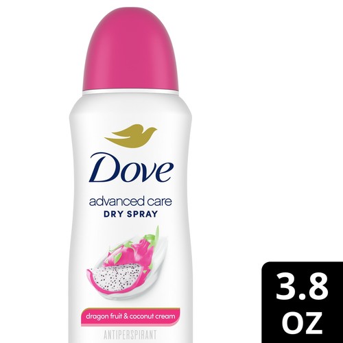 Dove Antiperspirant Deodorant Dry Spray Dragon Fruit & Coconut Cream, 3.8 oz - Picture 2 of 7