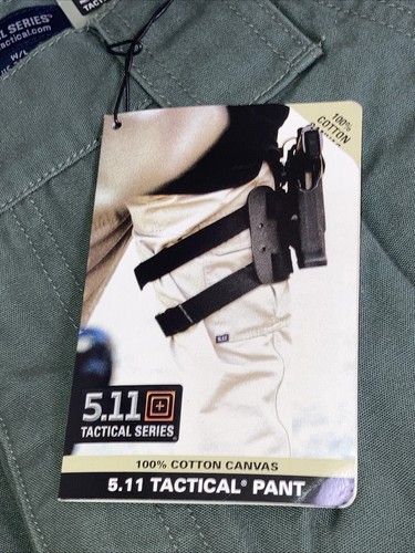 5.11 Taktische Herren Militär Arbeitshose, Stil 74251, Größe 30x34 grün - Bild 3 von 10