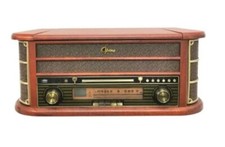  Giradischi Vinile Vintage XD Enjoy XDAIS227 Radio FM CD Bluetooth USB Nuovo