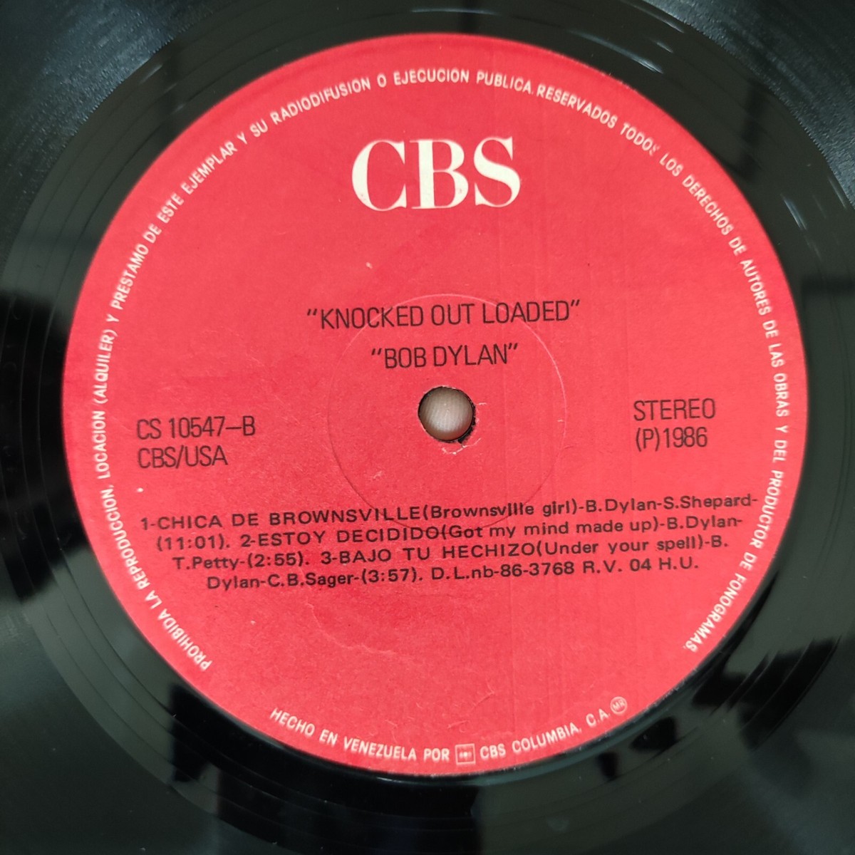 Bob Dylan – Knocked Out Loaded [1986] Vinyl LP Rock Blues