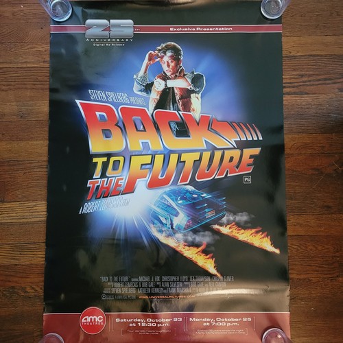 Zurück in die Zukunft 25th Anniversary ein Blatt AMC Kinos Filmposter - Bild 2 von 14