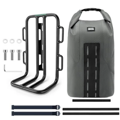 ROCKBROS Vorderrad Fahrradtasche Gepäckträger Gabeltasche Vorderradträger MTB