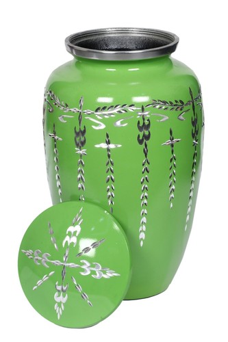 Engraved Cremation Urn for Human Ashes Adult Funeral Urn Handcrafted Black URNS - Picture 3 of 5