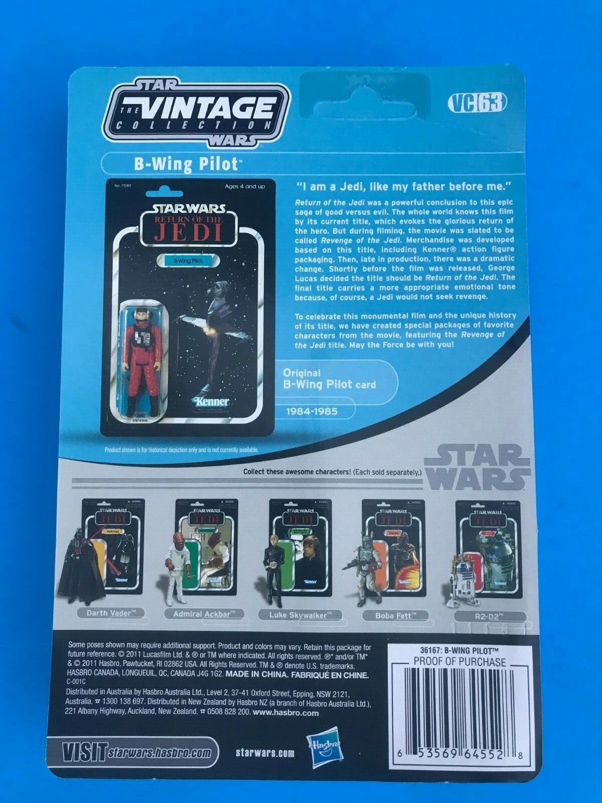 STAR WARS SDCC VINTAGE COLLECTION B-WING PILOT VC63 VC63 PILOT REVENGE OF THE JEDI 3fc06a STAR WARS SDCC VINTAGE COLLECTION B-WING PILOT VC63 VC63 PILOT REVENGE OF THE JEDI 3fc06a