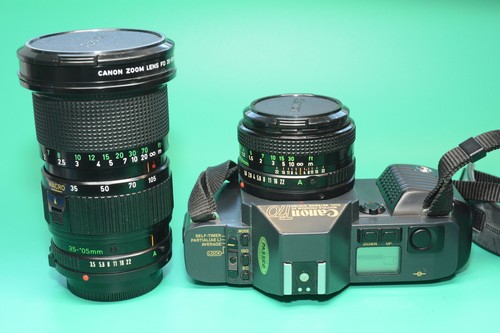 Canon T70 mit FD 35-70mm f3.5 & 50mm f1.8 analog Kamera TOP 2J.Gewährl./Händler - Bild 6 von 10