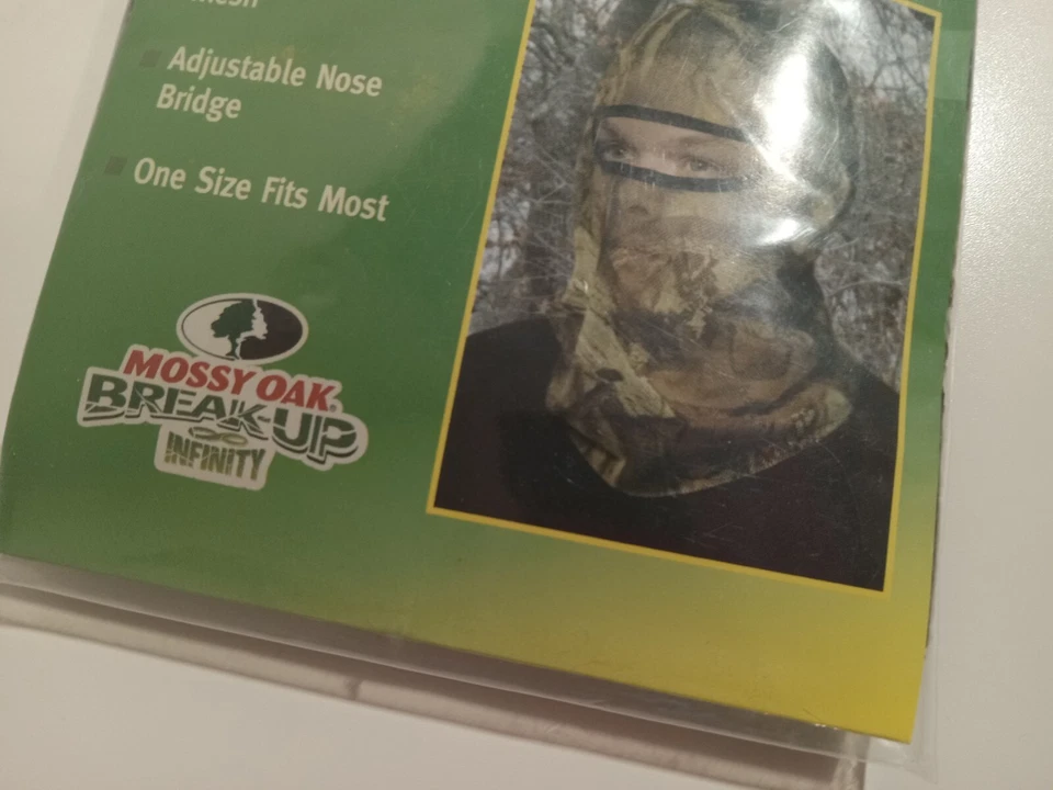 NEW Remington Mesh Face Mask MOSSY OAK BREAK-UP INFINITY 1 SIZE - Hunting Camo - Image 3 of 4