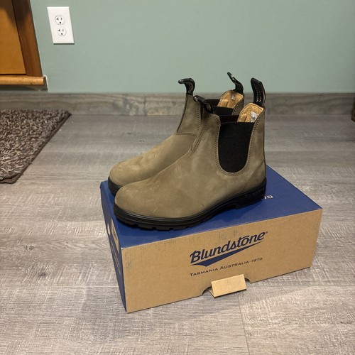 Neu Blundstone Classic 550 Chelsea Stone Nubuk AU 6 (US Herren 7, US Damen 9) - Bild 1 von 10