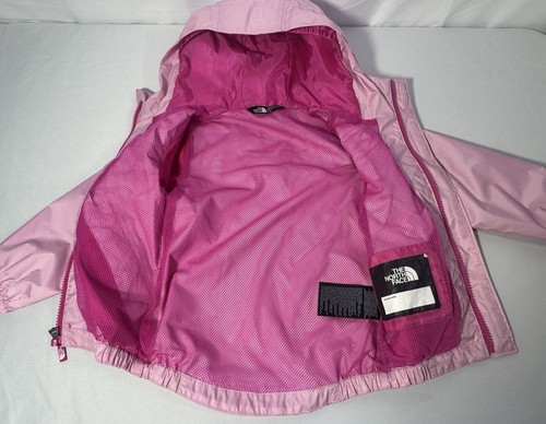 The North Face Rain Jacket Set Stormy Rain Triclimate Pink Coat Toddler Girl 2T - Picture 19 of 23